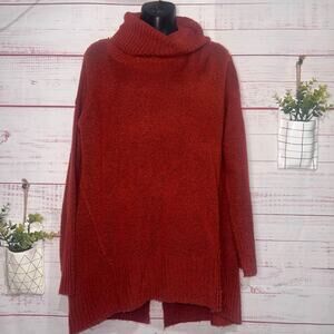 Kaari Blue | Rust Turtleneck Sweater | Small